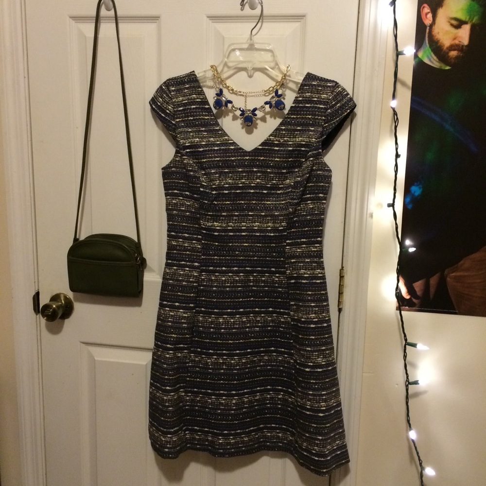 Lilly Pulitzer Navy Tweed Dress
